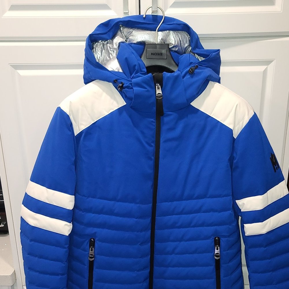 Mackage Padded Hooded Down Ski Jacket